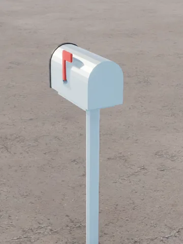 Galvanized style home mailbox