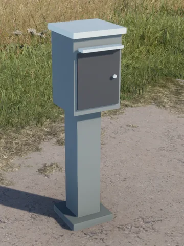 Modern locking style home mailbox