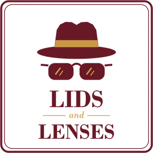 Lids and Lenses logo: a fedora over sunglasses