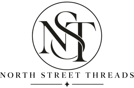 North Street Threads logo: an interlocked NST monogram in a circle